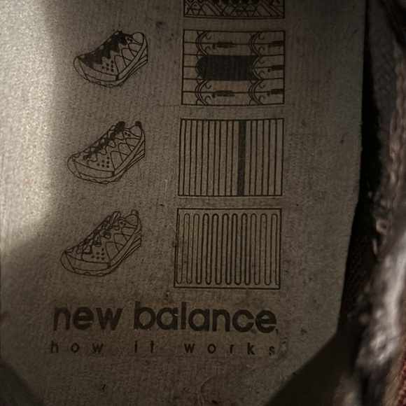 New Balance Tennis shoes (6 1/2) worn once or twice, too small. Light weight. - Picture 3 of 3